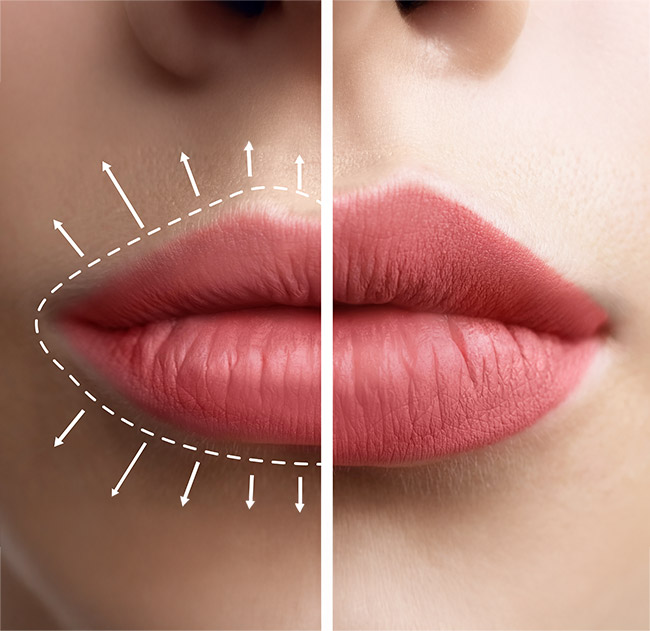 Lip flip behandeling